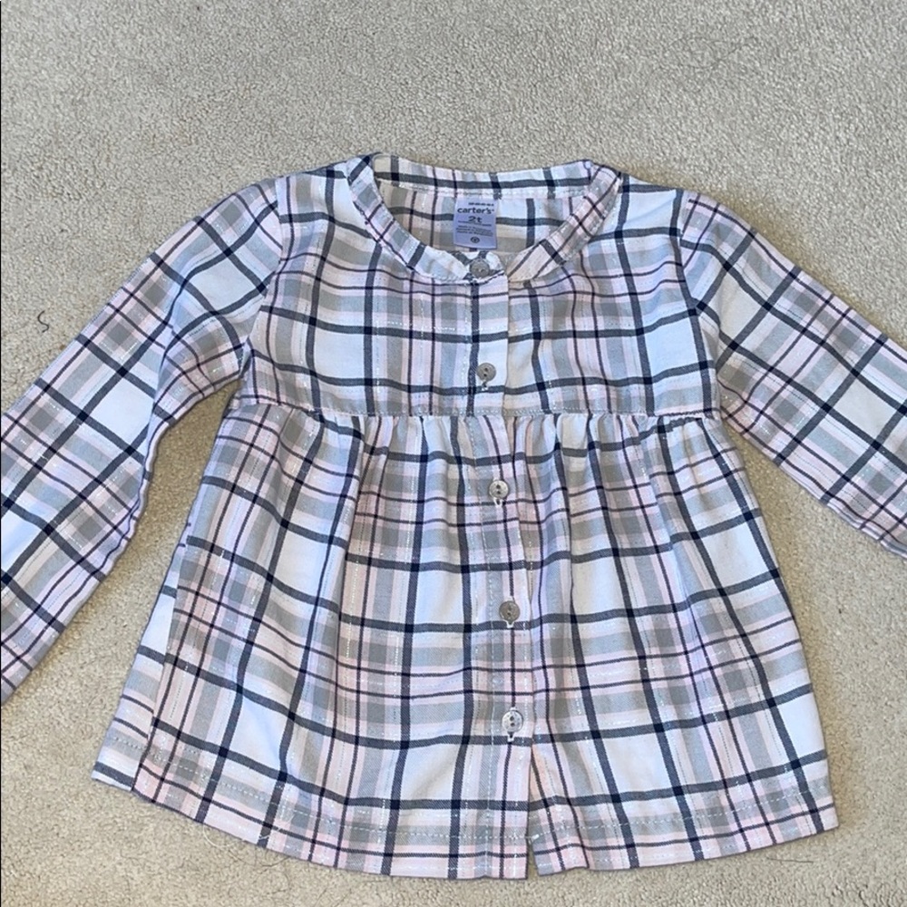 Long sleeve plaid shirt